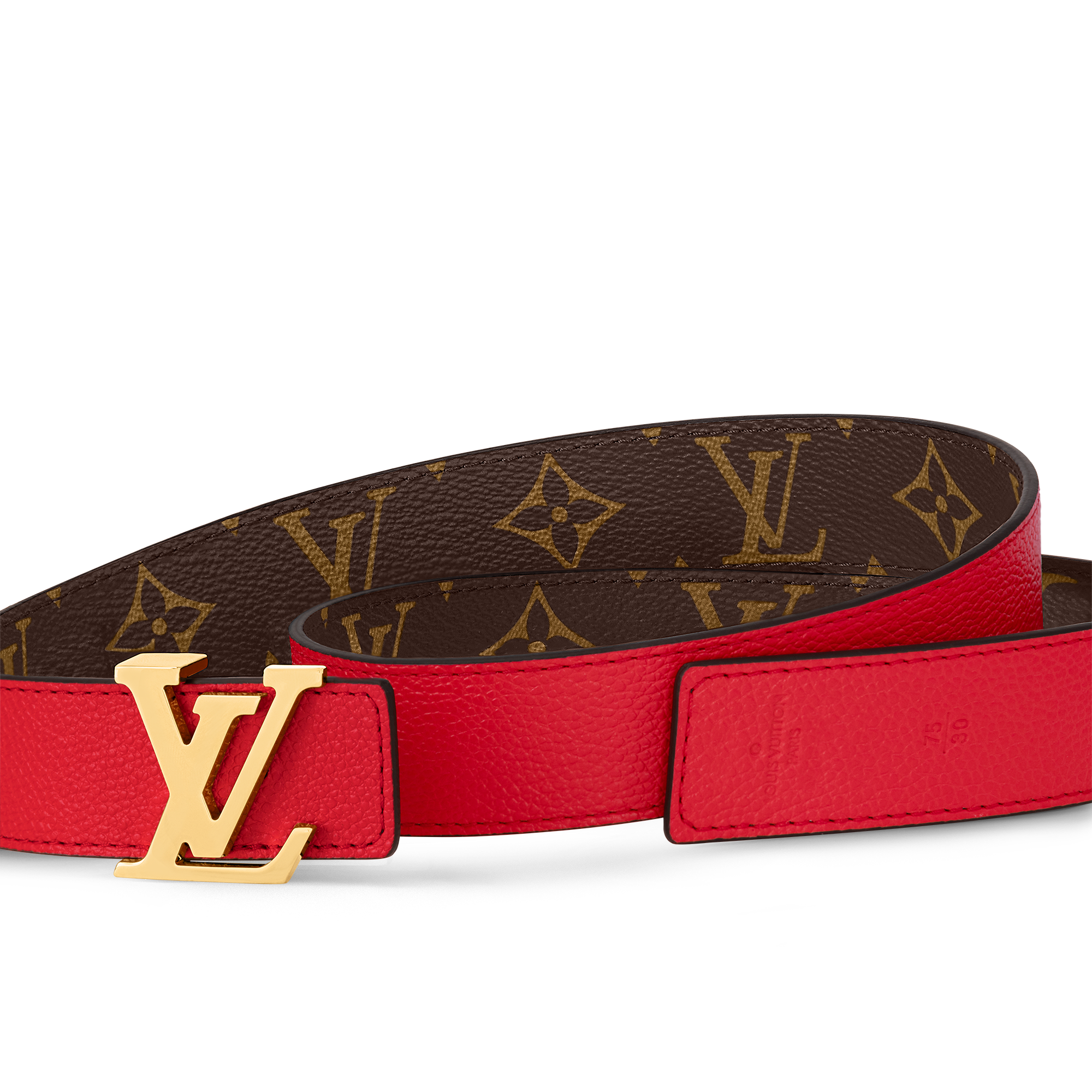 ベルト・LV イニシャル 30MM リバーシブル モノグラム｜ルイ